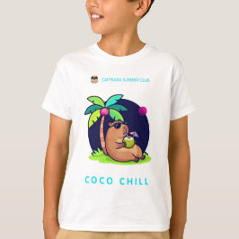 Camiseta Coco Chill Capivara Clube de Verão – Capivara Trop