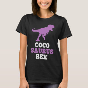 Camiseta Coco-saurus Rex Dino Dinossauro Cocosaurus Engraça