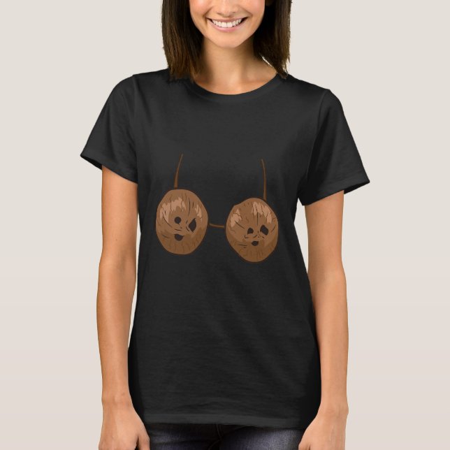 Camiseta Coco Summer Coconuts Bra Diversão Coconut (Frente)