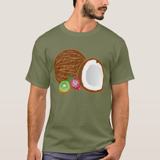 Camiseta Coco tropical e Fruta (Frente)