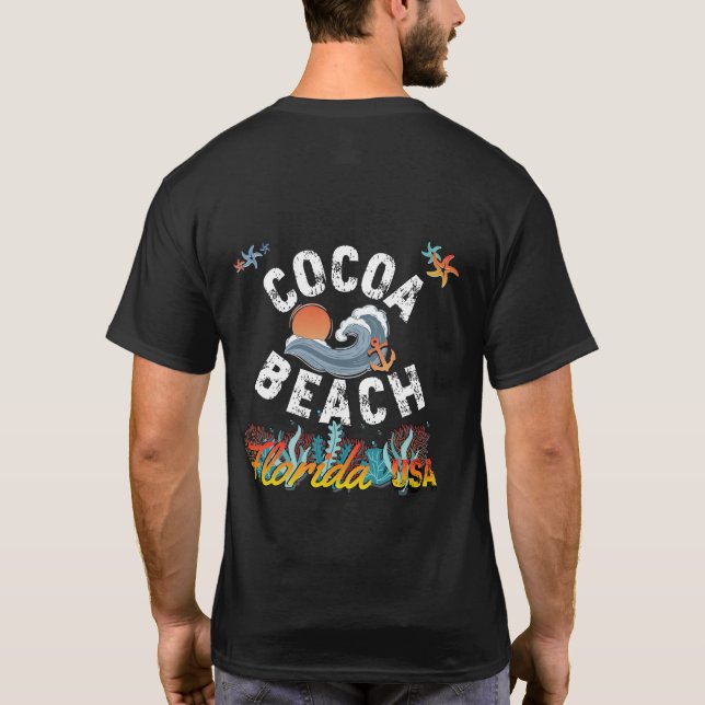 Camiseta Cocoa Beach, Florida (Verso)
