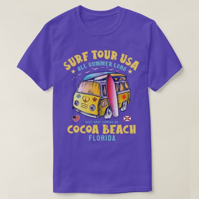 Camiseta Cocoa Beach Florida (Frente do Design)