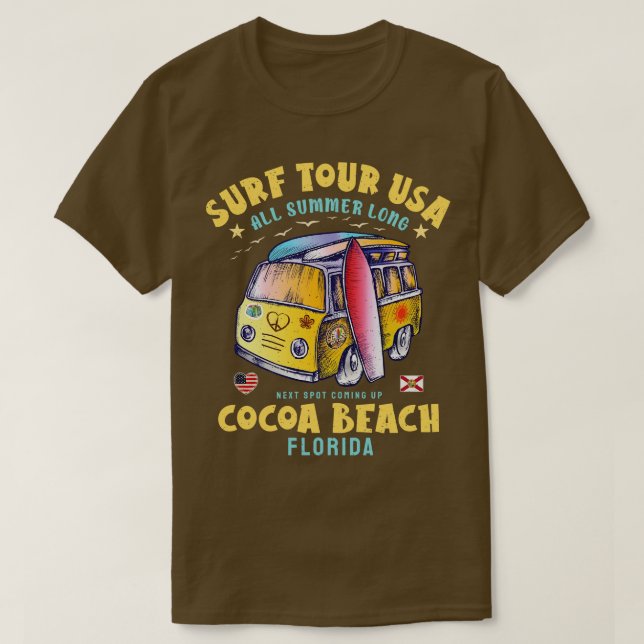 Camiseta Cocoa Beach Florida (Frente do Design)