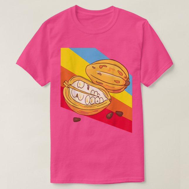 Camiseta Cocoa bean Chocolate Sweets Candy 421 (Frente do Design)