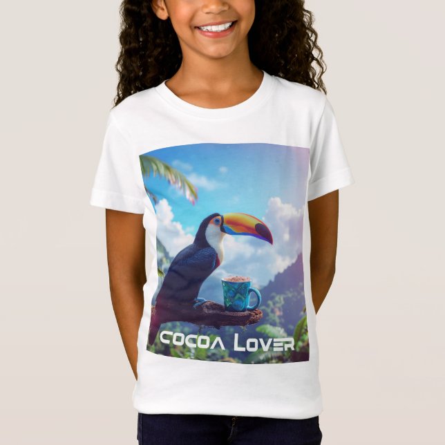 CAMISETA COCOA  LOVER - TOUCAN (Frente)