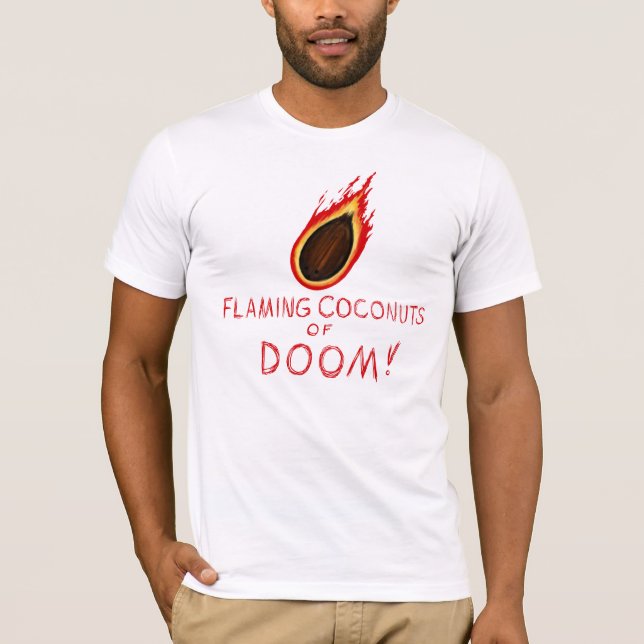 Camiseta Cocos flamejantes (Frente)