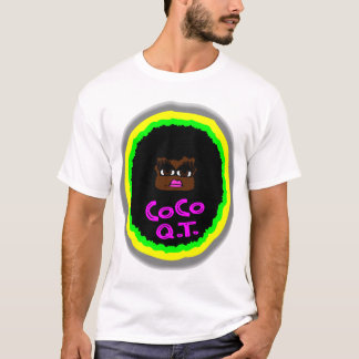 Camiseta Cocos Q.T., cara lindo de Brown com cabelo