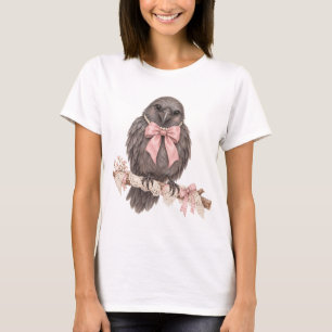 Camiseta Cocota Corvo com Pérolas