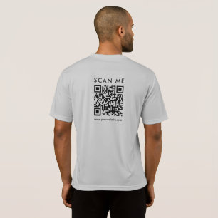 Camiseta Cód. QR da empresa digitalizável significa Impress