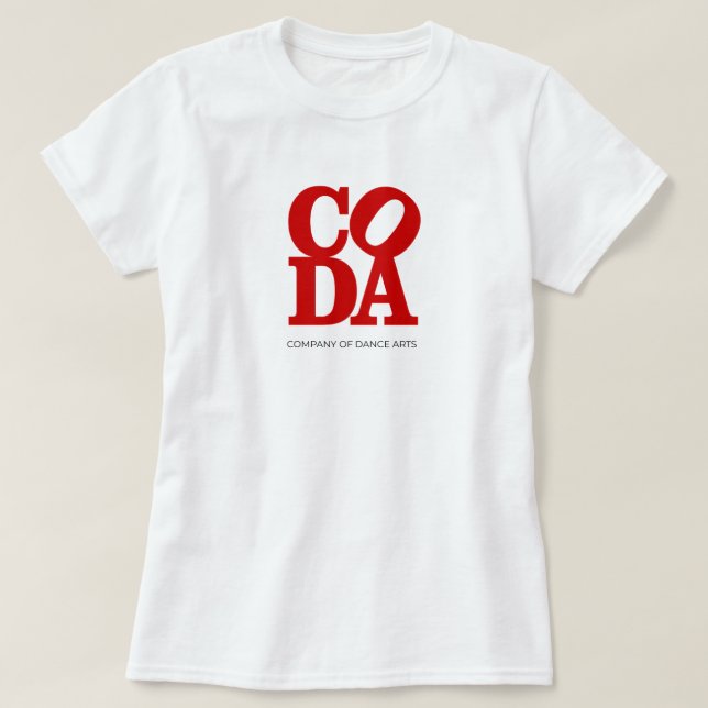 Camiseta CODA Love (Frente do Design)