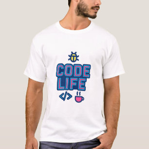 Camiseta CODE LIFE Dev – Para Programadores, Codif