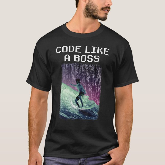 Camiseta Code like a boss 2 (Frente)