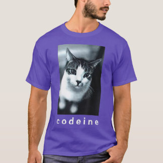 Camiseta Codeine Cat Engraçado