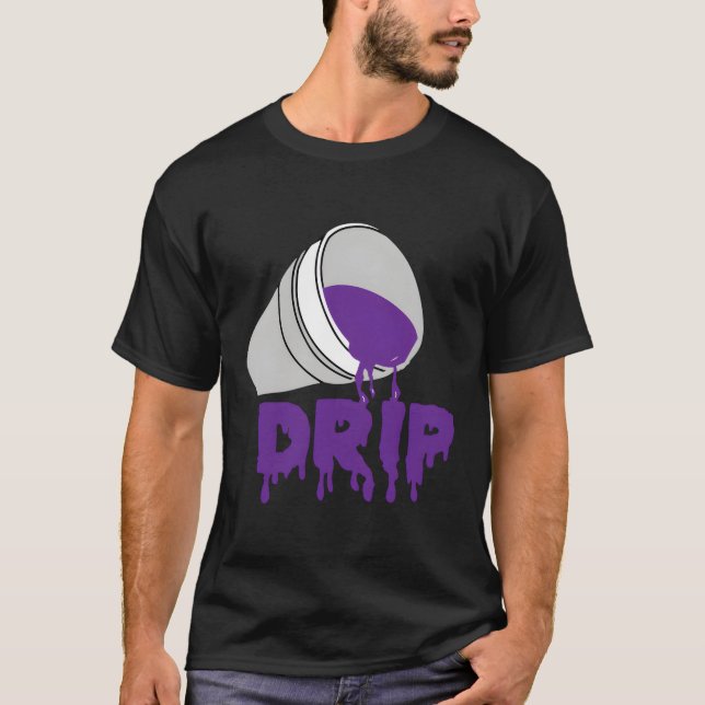 Camiseta Codeine Dream Dripe Púrpura Hip Hop Rap Mídia Soci (Frente)