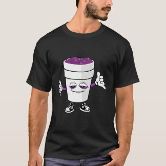 Camiseta Codeine Purple Bebe Sizzurp Dupla Taça Lean