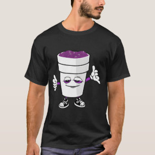 Camiseta Codeine Purple Bebe Sizzurp Dupla Taça Lean