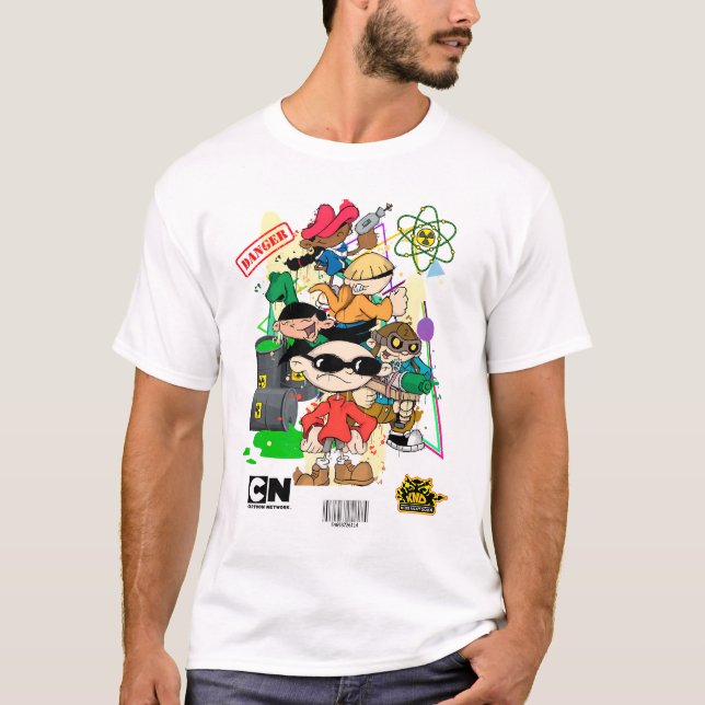 Camiseta Codename: Kids Next Door – KND Team 90s Cartoon Ar (Frente)