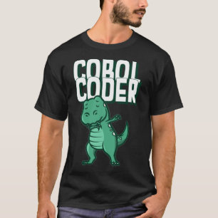 Camiseta Coder Coder Dinossauro Programador Essencial de Ca