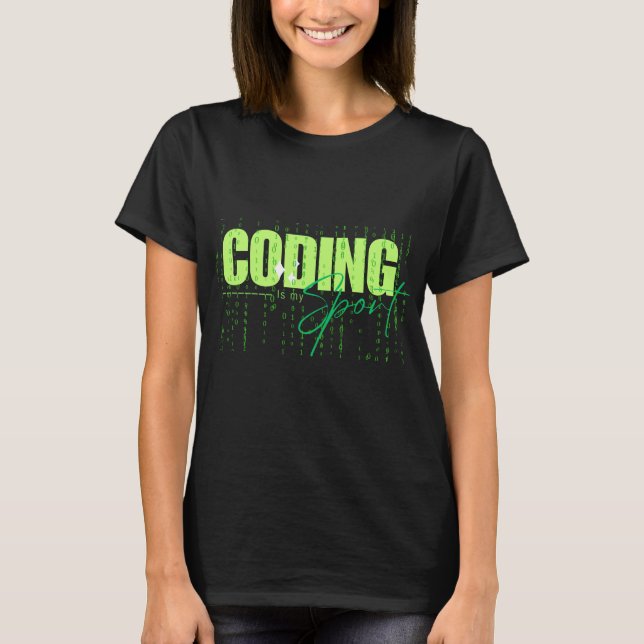 Camiseta Coder Coder Programmer Programmer T-Shirt (Frente)
