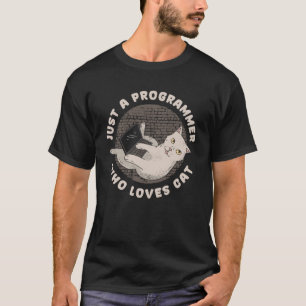 Camiseta Coder Feline Developer Software Processor Cat Prog