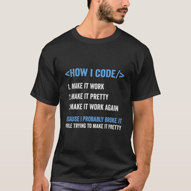 Camiseta Coder Programer Programer Coder Coder Codin (Frente)