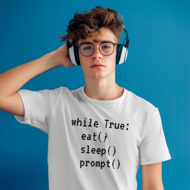 Camiseta Codificação AI (For the prompt engineer who lives in a never-ending loop of caffeine and creativity.)