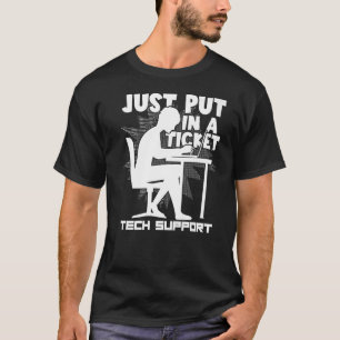 Camiseta Codificação De Computador Apenas Coloca Uma Sup Té