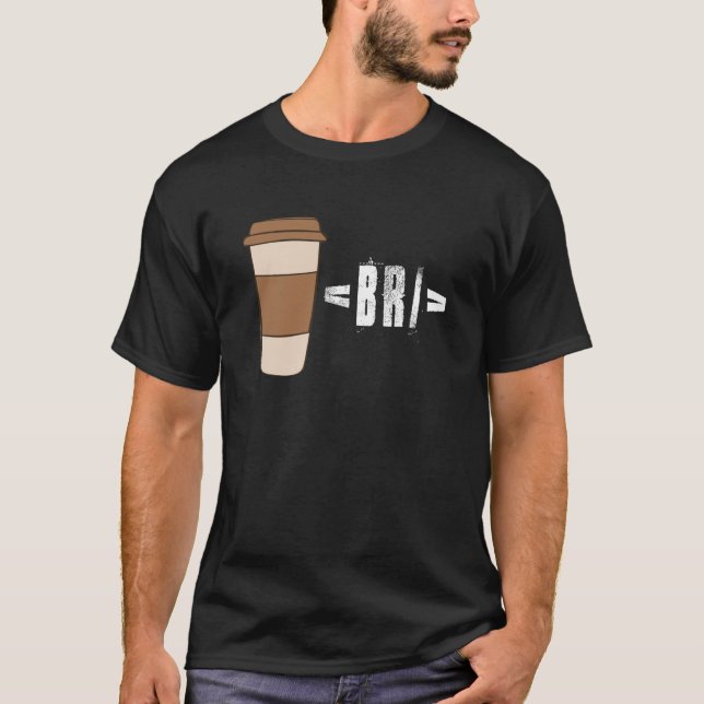 Camiseta Codificação de Computador para Desenvolvedores de  (Frente)