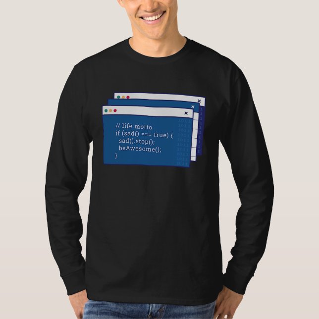 Camiseta Codificação de Computadores (Frente)