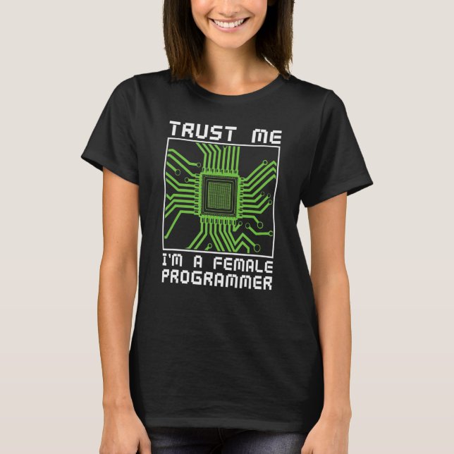 Camiseta Codificação de microchip codificador - Programa de (Frente)