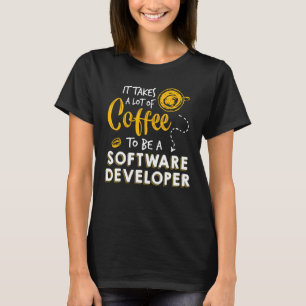Camiseta Codificação de programação para desenvolvedores de