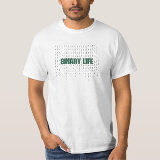 Camiseta Codificação de vida binária