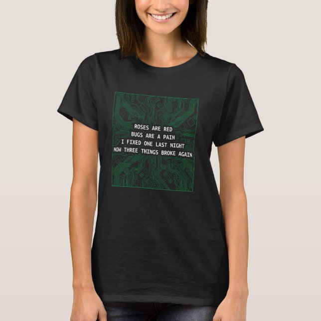 Camiseta Codificação do Conselho Circuito não funciona com  (Frente)