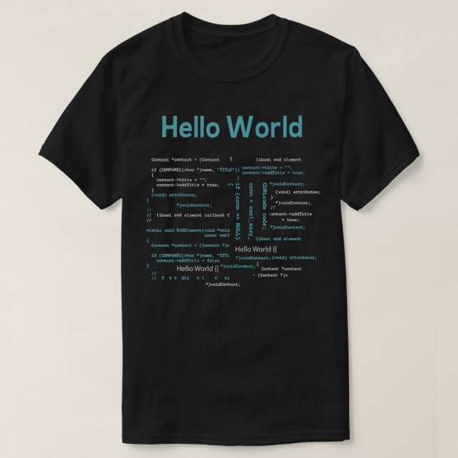 Camiseta Codificação do desenvolvedor de software da Comput (Frente do Design)