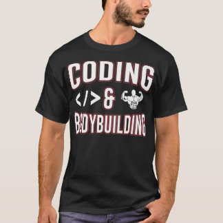 Camiseta Codificação e estojo de corpo do Ajustado de const