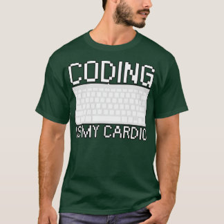 Camiseta Codificação é meu cardio