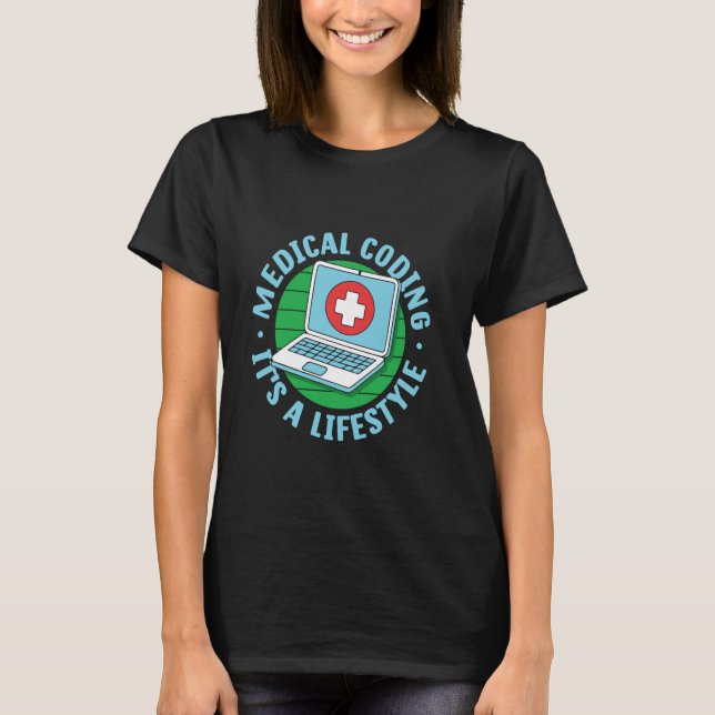 Camiseta Codificação Médica Acessórios Codificação (Frente)