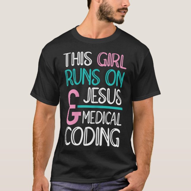 Camiseta Codificação Médica de Jesus e Medicina (Frente)