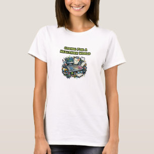 Camiseta Codificação Para uma Carreira de Codificador Médic