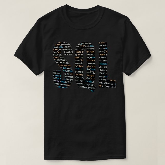 Camiseta Codificação SQL (Frente do Design)