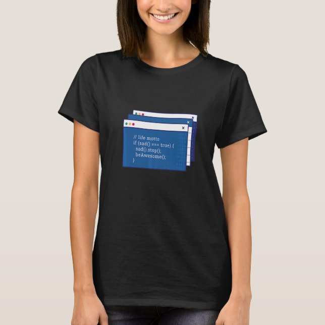 Camiseta Codificador de código do programador (Frente)