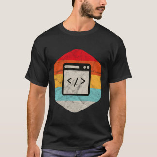 Camiseta Codificador De Geek Cientista De Computador Script