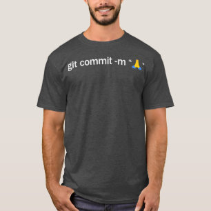 Camiseta Codificador de Mãos de Oração de Compartilhamento 
