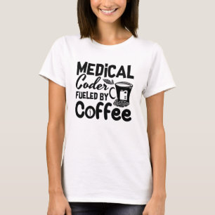 Camiseta Codificador Médico Alimentado Por Codificação Do P