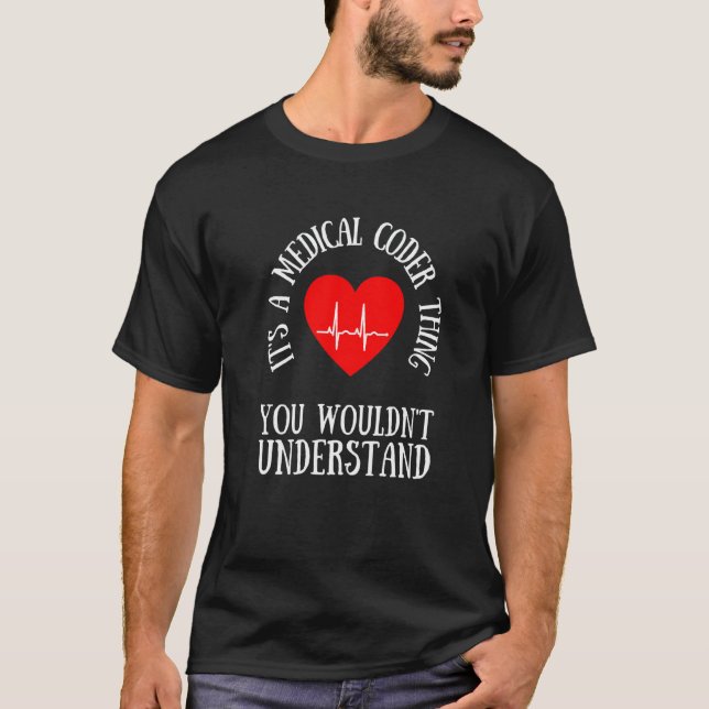 Camiseta Codificador Médico Codificando Va Enfermeira e Cod (Frente)