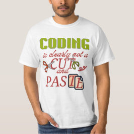 Camiseta Codificar Não é Apenas Copiar e Colar