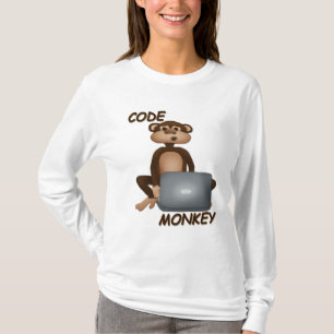 Camiseta Codifique o macaco