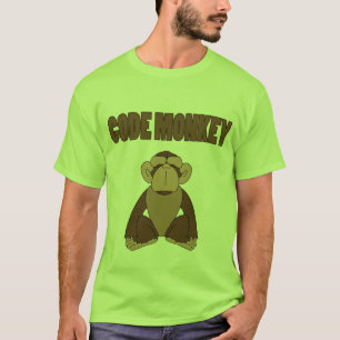 Camiseta Codifique o macaco