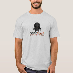 Camiseta Codifique o serviço de informações do ninja não
