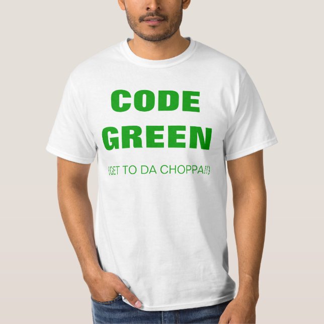 Camiseta Codifique o t-shirt verde (Frente)